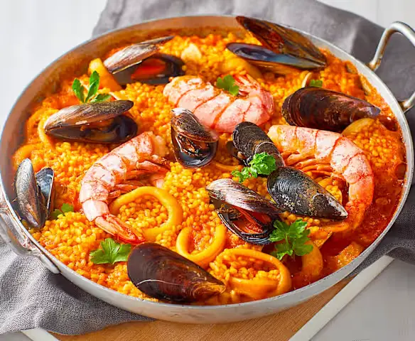 Paella de Mariscos (2 personas)